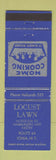 Matchbook Cover - Locust Lawn Ionia NY restaurant