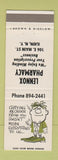 Matchbook Cover - Lennox Drug Ilion NY