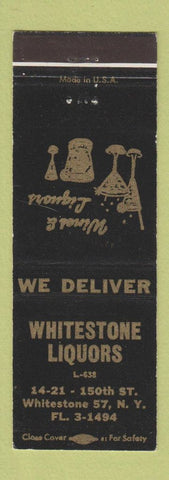 Matchbook Cover - Whitestone Liquors NY WEAR
