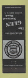 Matchbook Cover - Glen National Bank Watkins Glen NY