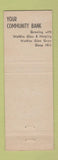 Matchbook Cover - Glen National Bank Watkins Glen NY