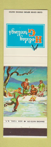 Matchbook Cover - Dunn's Liquor Store Waterford NY Christmas
