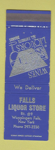 Matchbook Cover - Falls Liquor Store Wappingers Falls NY