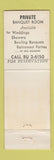 Matchbook Cover - Louis' Restaurants Niagara Falls NY WEAR