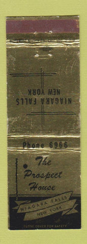 Matchbook Cover - Prospect House Niagara Falls NY