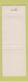 Matchbook Cover - Weil McLain Heating Plumbing Utica Ogdensburg NY