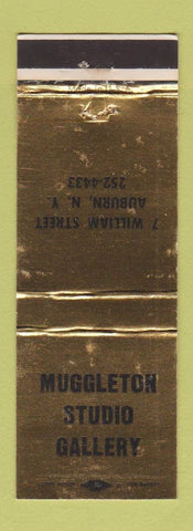 Matchbook Cover - Muggleton Studio Gallery Auburn NY