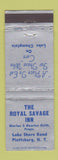 Matchbook Cover - Royal Salvage Inn Plattsburgh NY