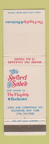 Matchbook Cover - The Flagship Sword & Sabre Rochester NY WEAR