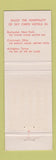Matchbook Cover - The Flagship Sword & Sabre Rochester NY WEAR