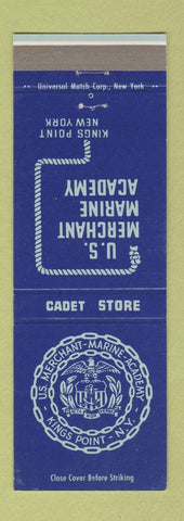 Matchbook Cover - US Merchant Marine Academy Kings Point NY