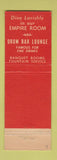 Matchbook Cover - Mac Doel's Restaurant Buffalo NY