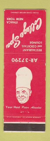 Matchbook Cover - College Spa Restaurant Ithaca NY WEAR