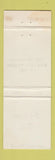 Matchbook Cover - Seneca Inn New Hartford NY