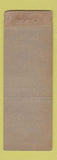Matchbook Cover - Ella Barbour New York City restaurant WORN