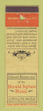 Matchbook Cover - Hearld Square Hotel New York City