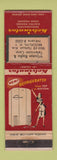 Matchbook Cover - Kelvinator Refrigerators Winston Rado TV Brooklyn NY WEAR