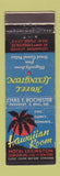 Matchbook Cover - Hotel Lexington New York City Hawaiian Room
