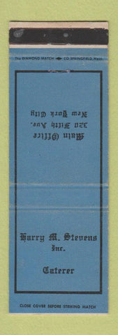Matchbook Cover - Harry Stevens Catering New York City