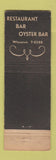 Matchbook Cover - Post and Coach Inn New York City WEAR