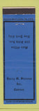 Matchbook Cover - Harry Stevens Catering New York City