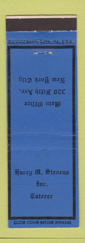 Matchbook Cover - Harry Stevens Catering New York City