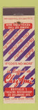 Matchbook Cover - Chez Ami Buffalo NY girlie
