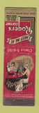 Matchbook Cover - Rogers Corner New York City feature WEAR