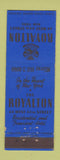 Matchbook Cover - Royalton Hotel New York City WEAR