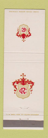 Matchbook Cover - Colony Restaurant New York City