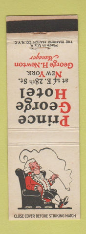 Matchbook Cover - Prince George Hotel New York City