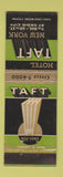 Matchbook Cover - Hotel Taft New York City WEAR