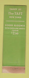 Matchbook Cover - Hotel Taft New York City WEAR
