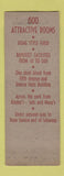 Matchbook Cover - Hotel Martinique New York City