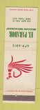 Matchbook Cover - El Parador Mexican Restaurant New York City WEAR