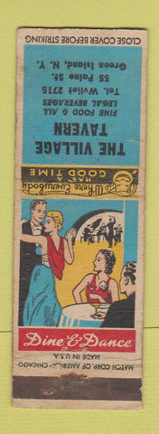 Matchbook Cover - Village Tavern Green Island NY WEAR