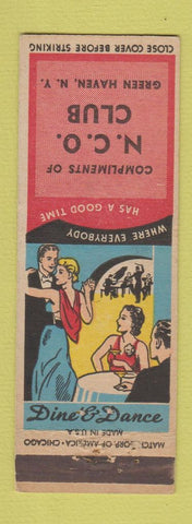 Matchbook Cover - NCO Club Green Haven NY