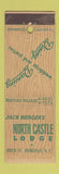 Matchbook Cover - Jack Berger's North Castle Lodge Banksville NY