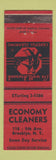 Matchbook Cover - Economy Cleaners Brooklyn NY