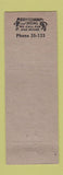 Matchbook Cover - Royal Hat Store Jamestown NY