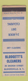 Matchbook Cover - Glodgett's Cleaners Gloversville NY