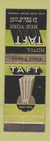Matchbook Cover - Hotel Taft New York City WEAR