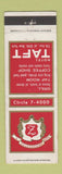 Matchbook Cover - Hotel Taft New York City