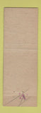 Matchbook Cover - Columbia Calcium Chloride Barberton OH PRINTING ERROR
