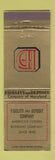 Matchbook Cover - Fidelity and Deposit Company of Maryland WEAR