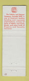 Matchbook Cover - Fidelity and Deposit Company of Maryland WEAR