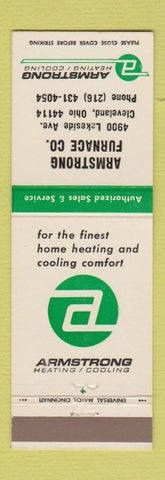 Matchbook Cover - Armstrong Furnace Cleveland OH
