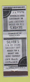 Matchbook Cover - Silver's Grocery Store Durham NC