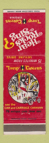 Matchbook Cover - Luray Caverns VA