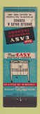 Matchbook Cover - Easy Washers Ironers Angelis Sales San Francisco CA WEAR